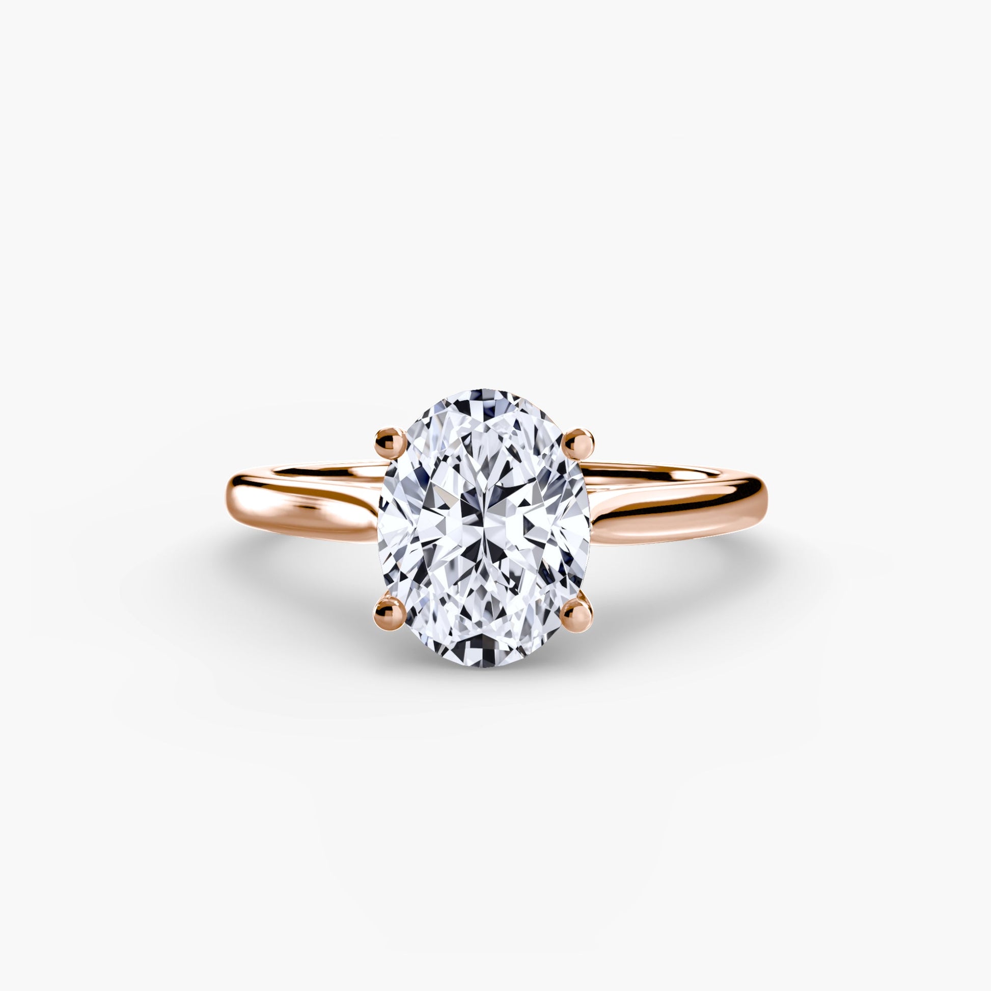 Isabeau Moissanite - Rose Gold Oval