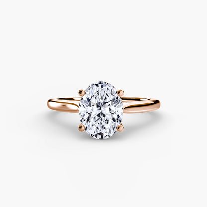 Isabeau Moissanite - Rose Gold Oval