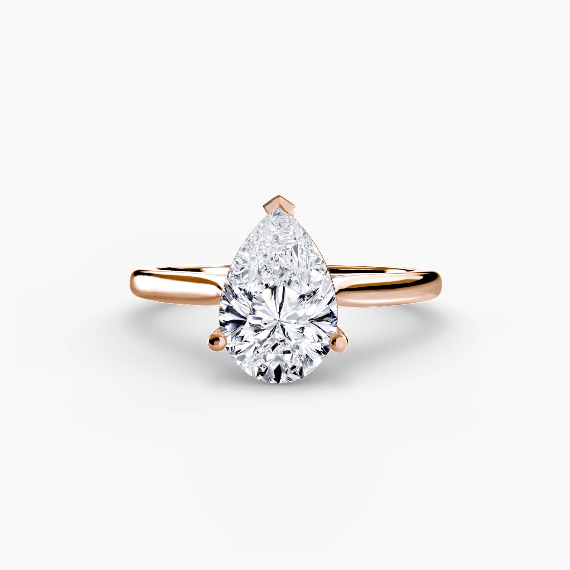Isabeau Moissanite - Rose Gold Pear