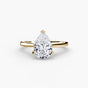 Isabelle with Moissanite - Pear
