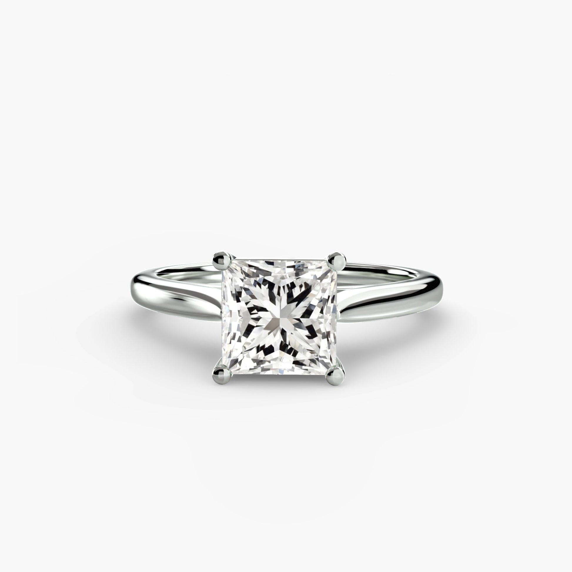 Isabeau Moissanite - White Gold Princess