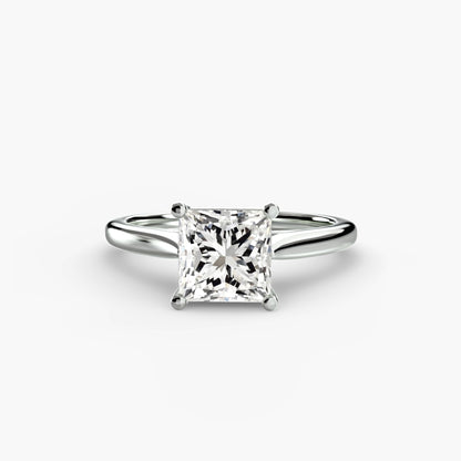 Isabeau Moissanite - White Gold Princess