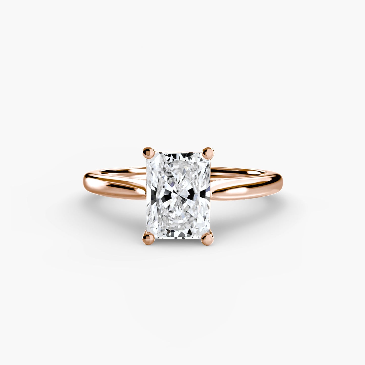 Isabeau Moissanite - Rose Gold Radiant