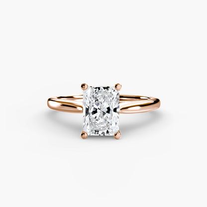 Isabeau Moissanite - Rose Gold Radiant