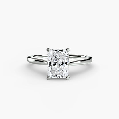 Isabeau Moissanite - White Gold Radiant