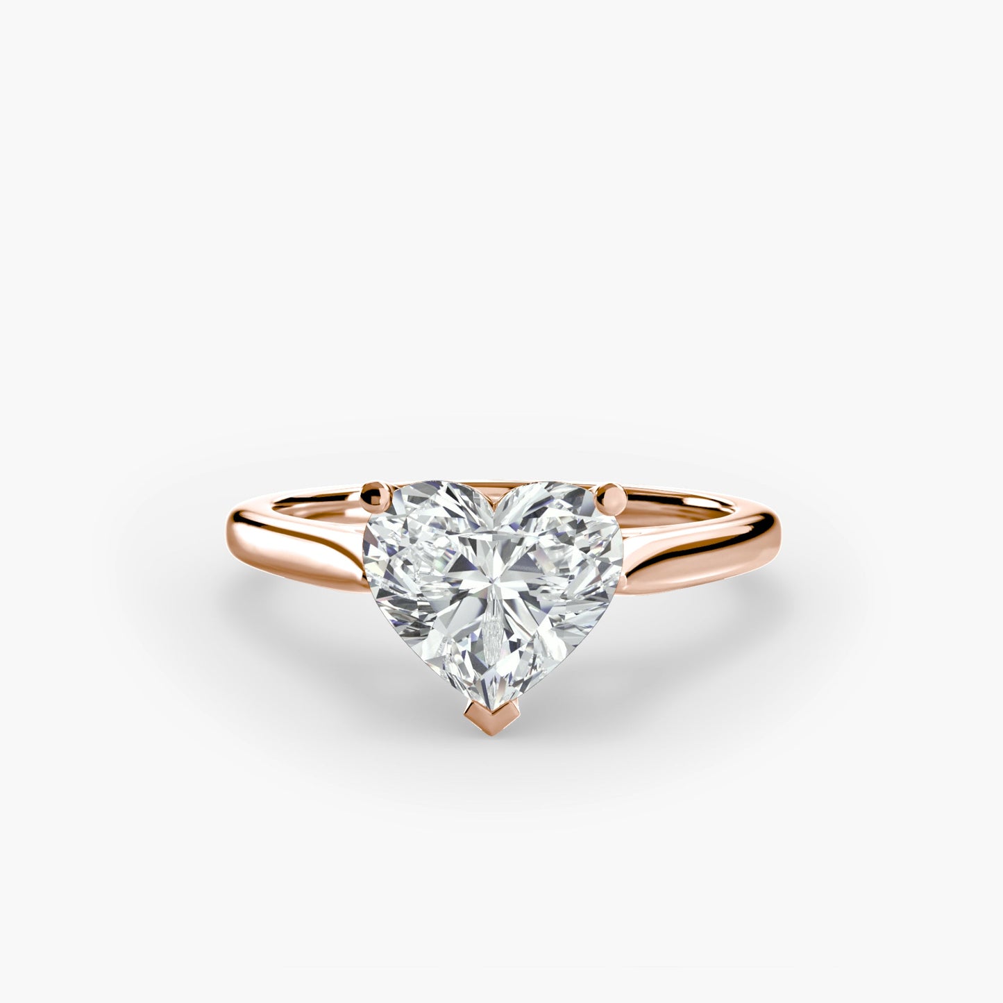 Isabeau Moissanite - Rose Gold Heart