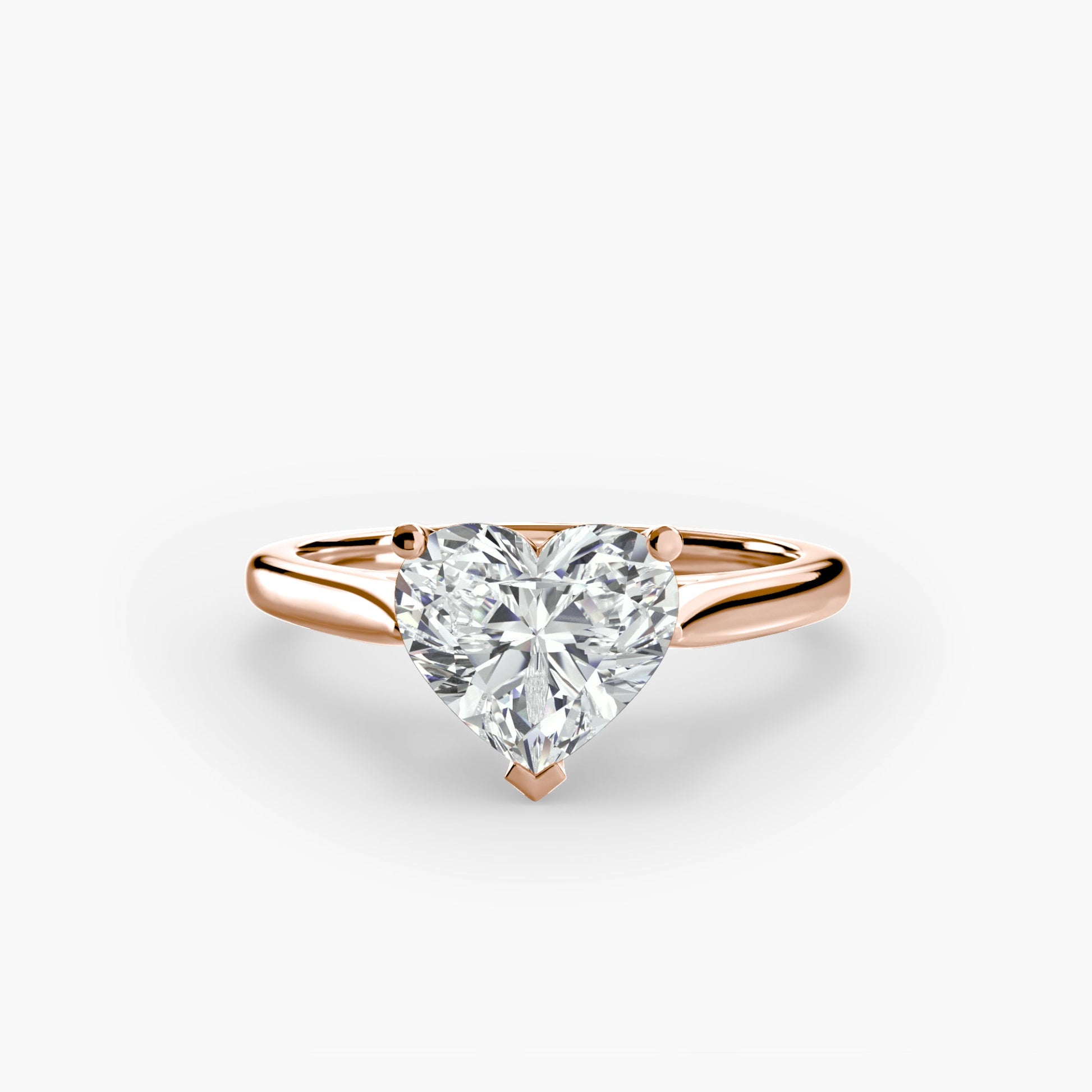 Isabeau Moissanite - Rose Gold Heart
