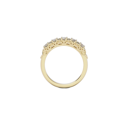 Kaitlyn - 9ct Gold with White Stones