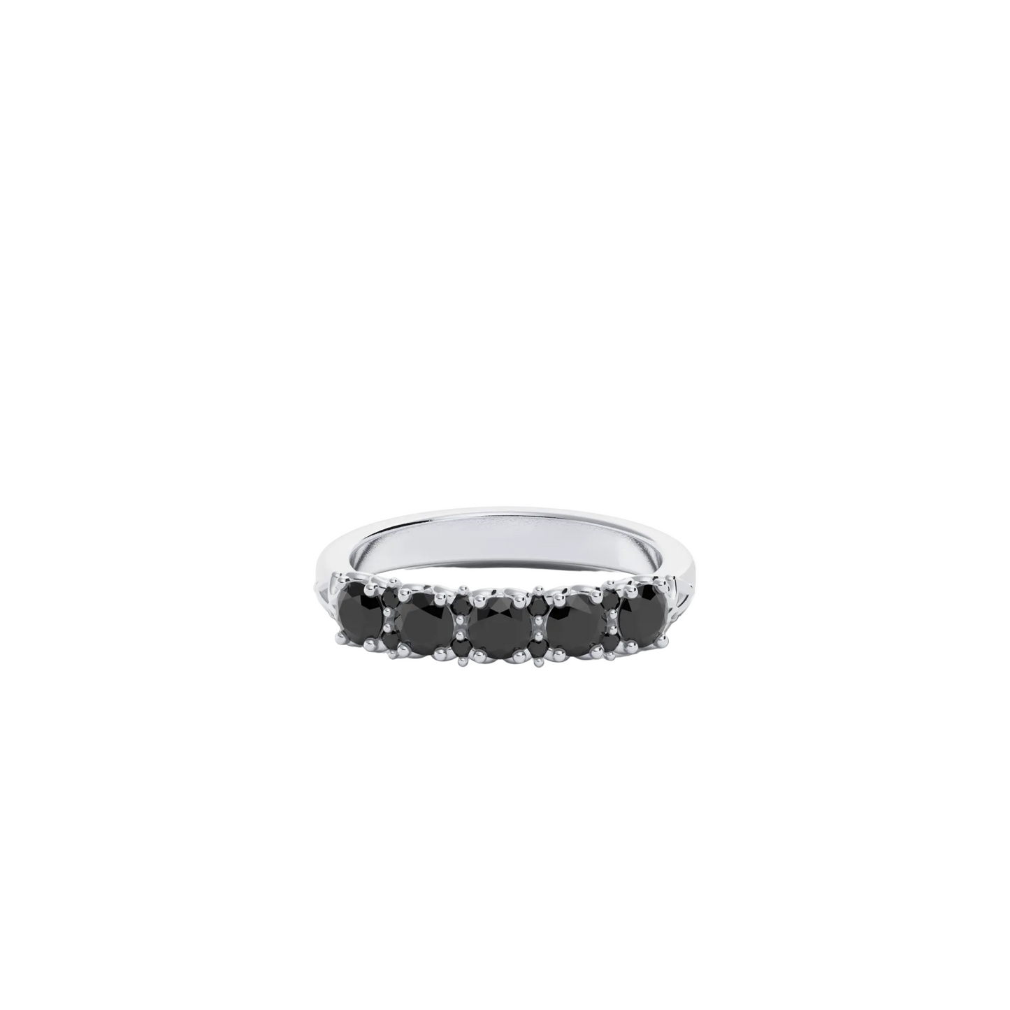 Kaitlyn - 9ct Gold with Black Stones