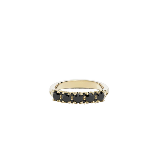 Kaitlyn - 9ct Gold with Black Stones