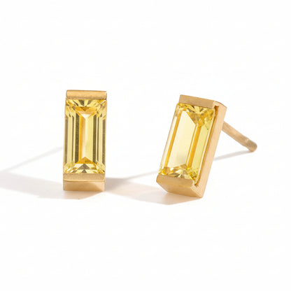 Birthstone Stud Earrings