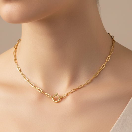 Nova Paperclip Necklace