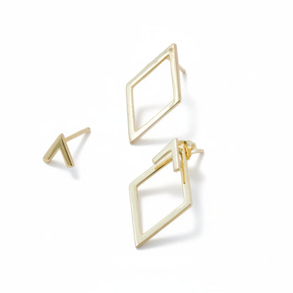 Prism Edge Stud Earrings
