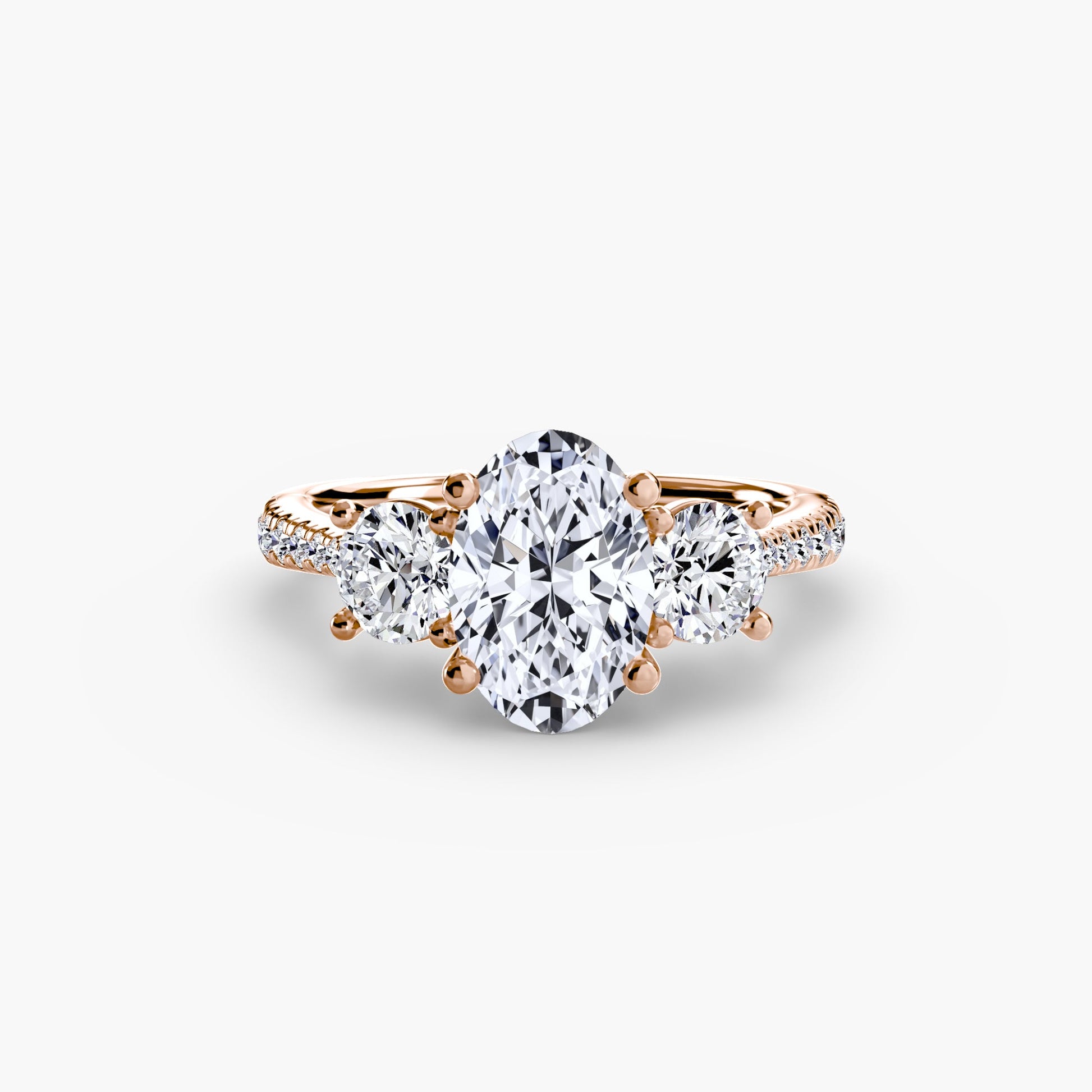 Ondine Moissanite - Rose Gold Oval