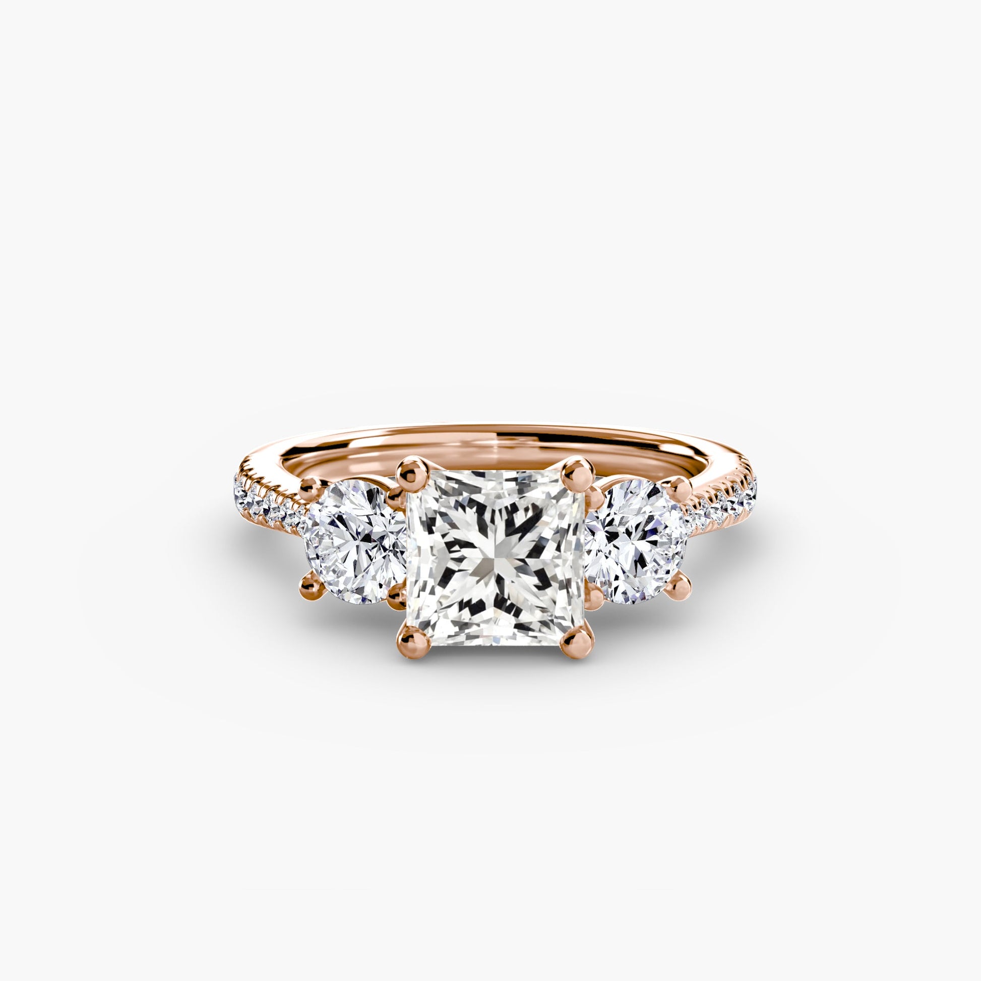 Ondine Moissanite - Rose Gold Princess