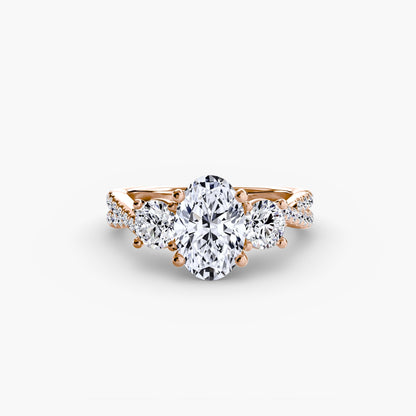 Lavinia Moissanite - Rose Gold Oval