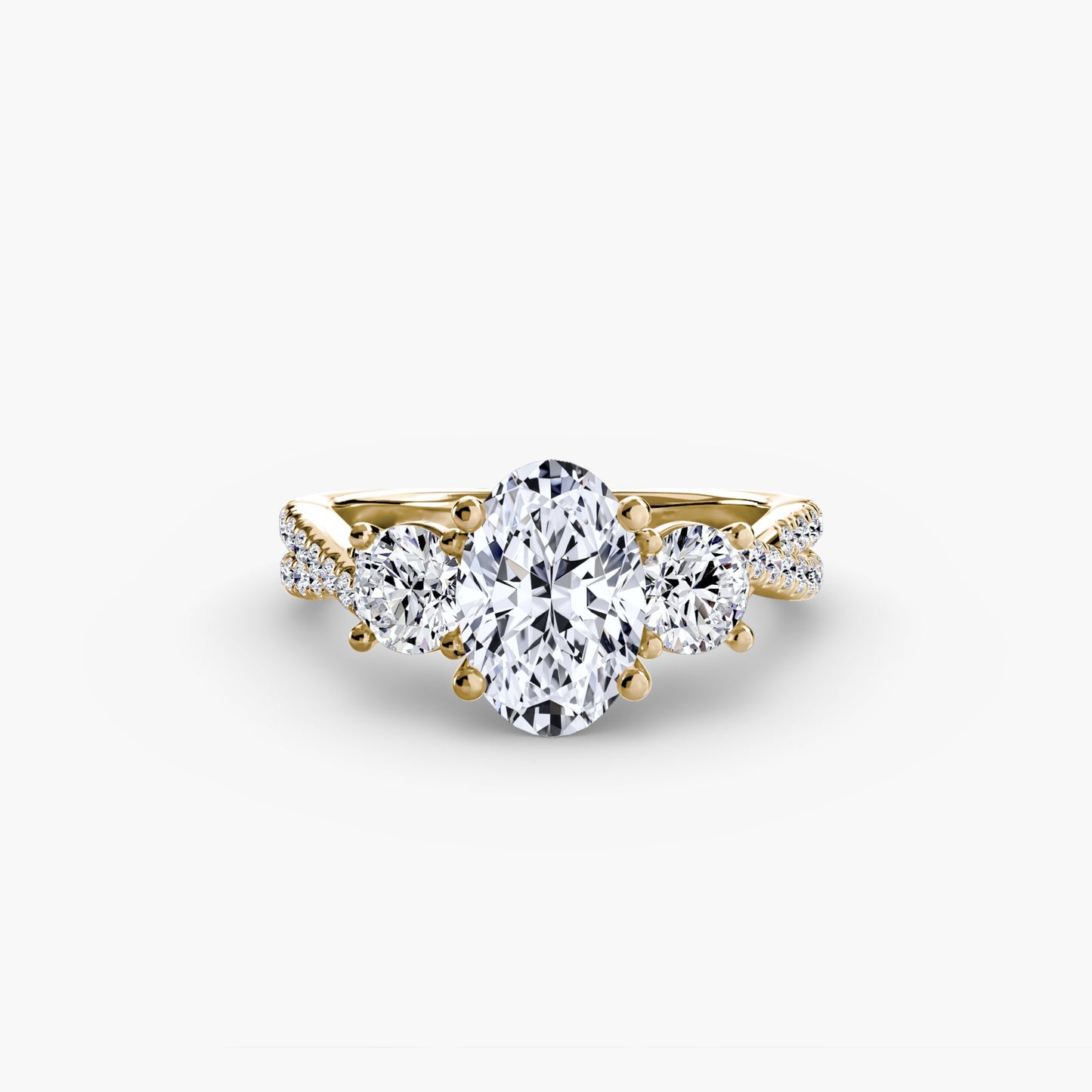Lavinia Moissanite - Yellow Gold Oval