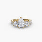 Livia with Moissanites - Pear
