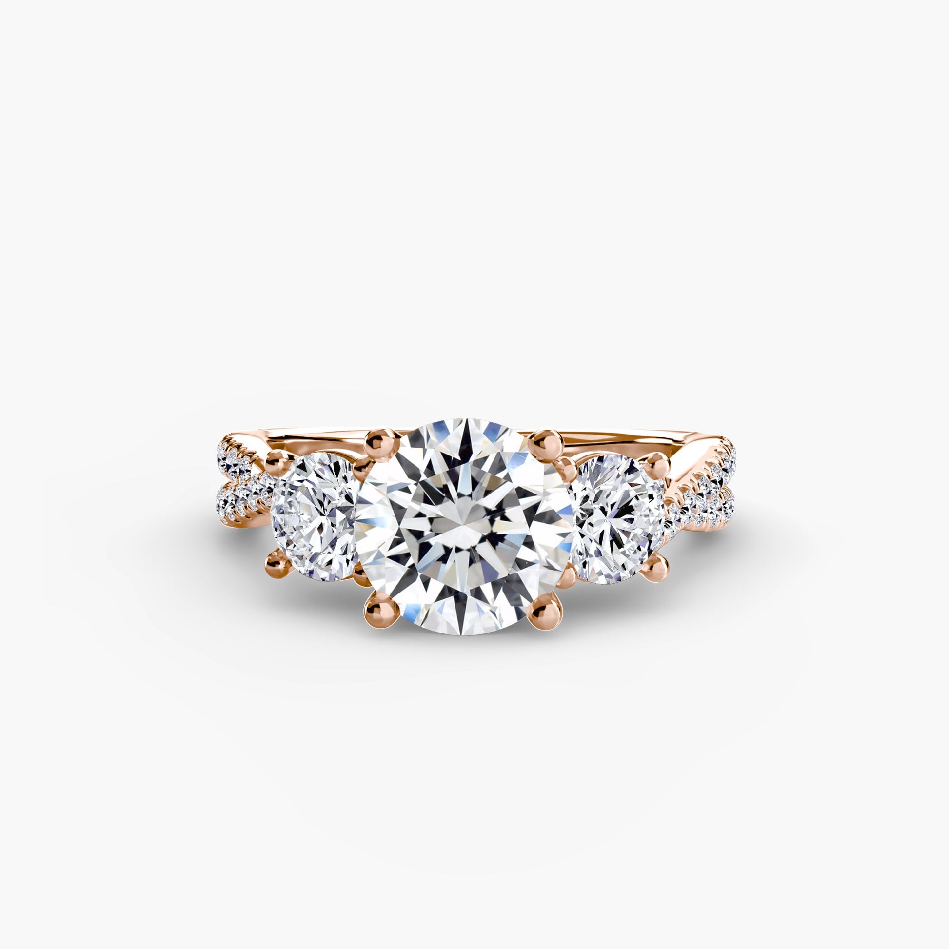 Lavinia Moissanite - Rose Gold Round