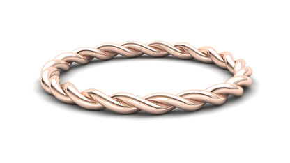 9ct Gold Strelitzia Stack Ring