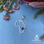 Africa Pendant with Birthstone