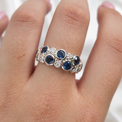 Bubble Ring - London Blue Topaz