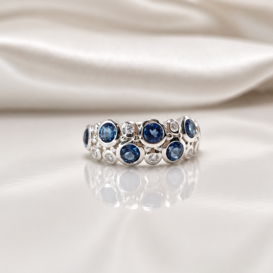 Bubble Ring - London Blue Topaz