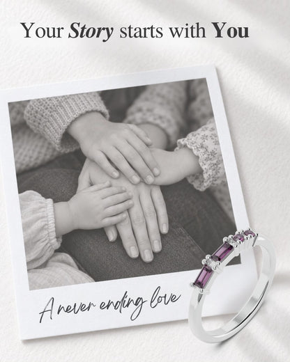 Morse Code Stack Ring
