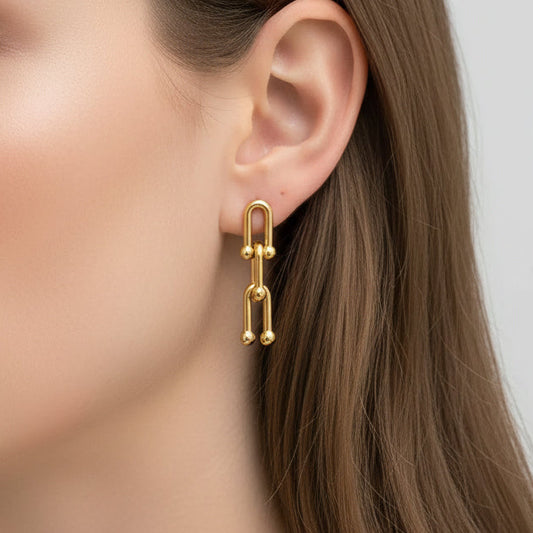 Serenity Horseshoe Earrings