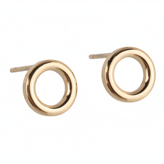 Halo Gold Studs
