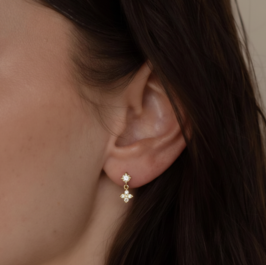 Cluster Stud Earrings