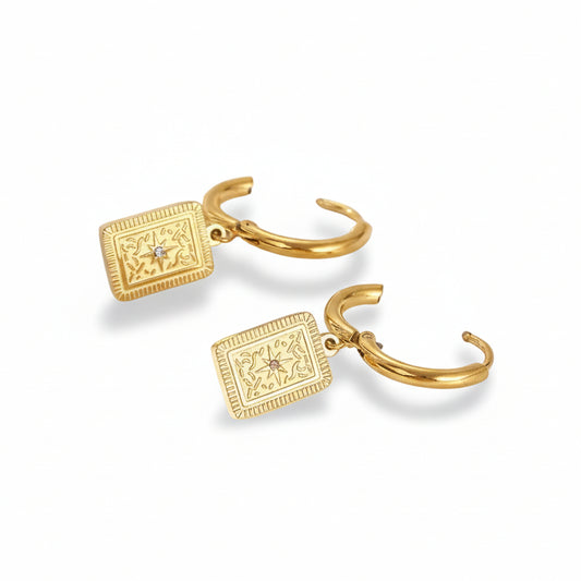 Starlume Square Earrings