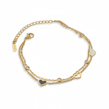 Sweetheart Glow Bracelet with CZ