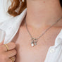 Ever Evolving Small Paperclip Silver Necklace