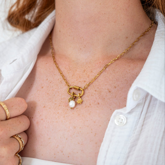 Perfectly Imperfect Pearl Charm