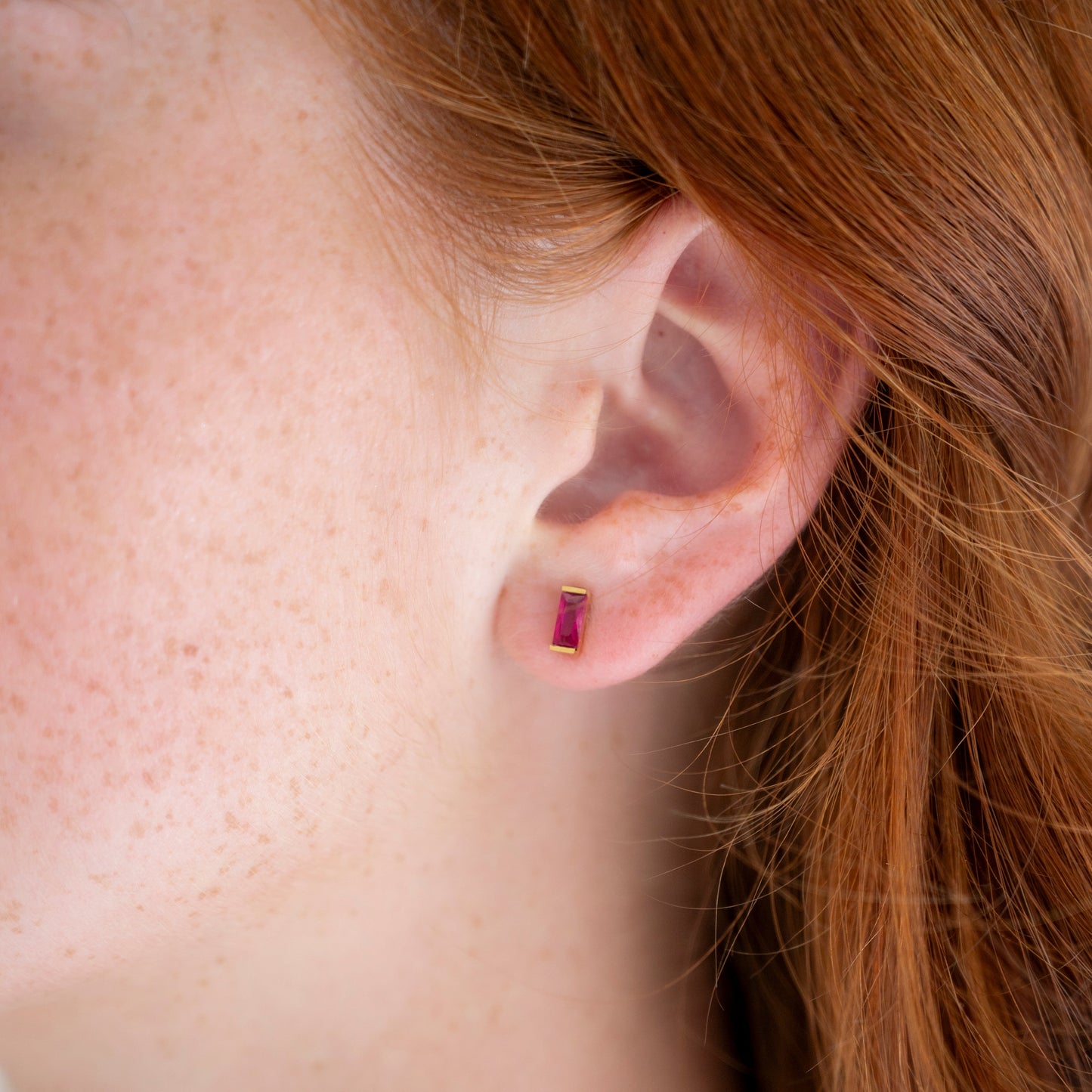 Birthstone Stud Earrings
