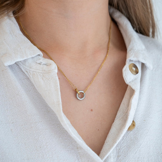 Silver Eternity Necklace