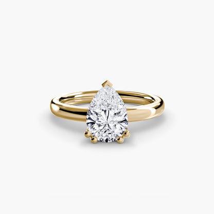 Infinity with a moissanite
