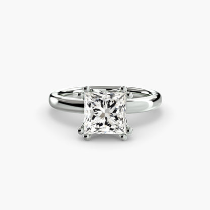 Infinity with a moissanite