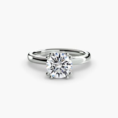 Infinity with a moissanite