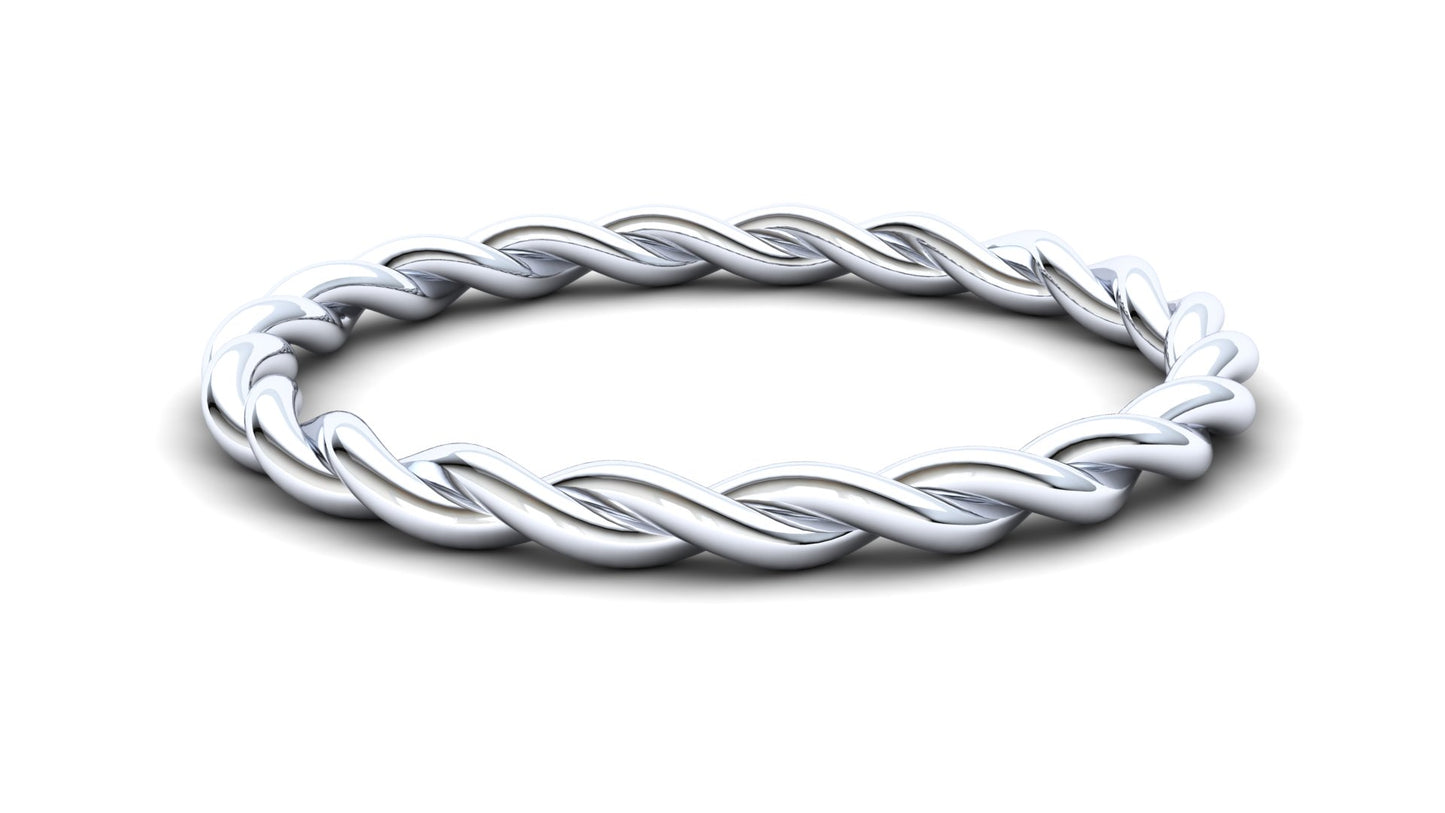 9ct Gold Strelitzia Stack Ring