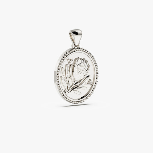 Oval Fynbos Protea Pendant
