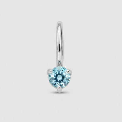 Aureline Birthstone Silver Charm