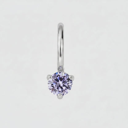 Aureline Birthstone Silver Charm