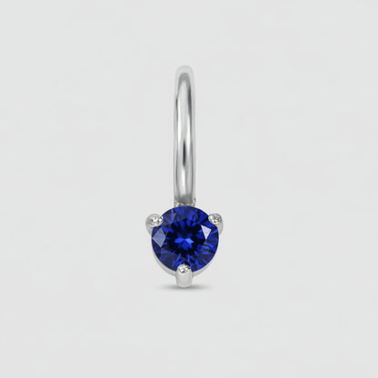 Aureline Birthstone Silver Charm
