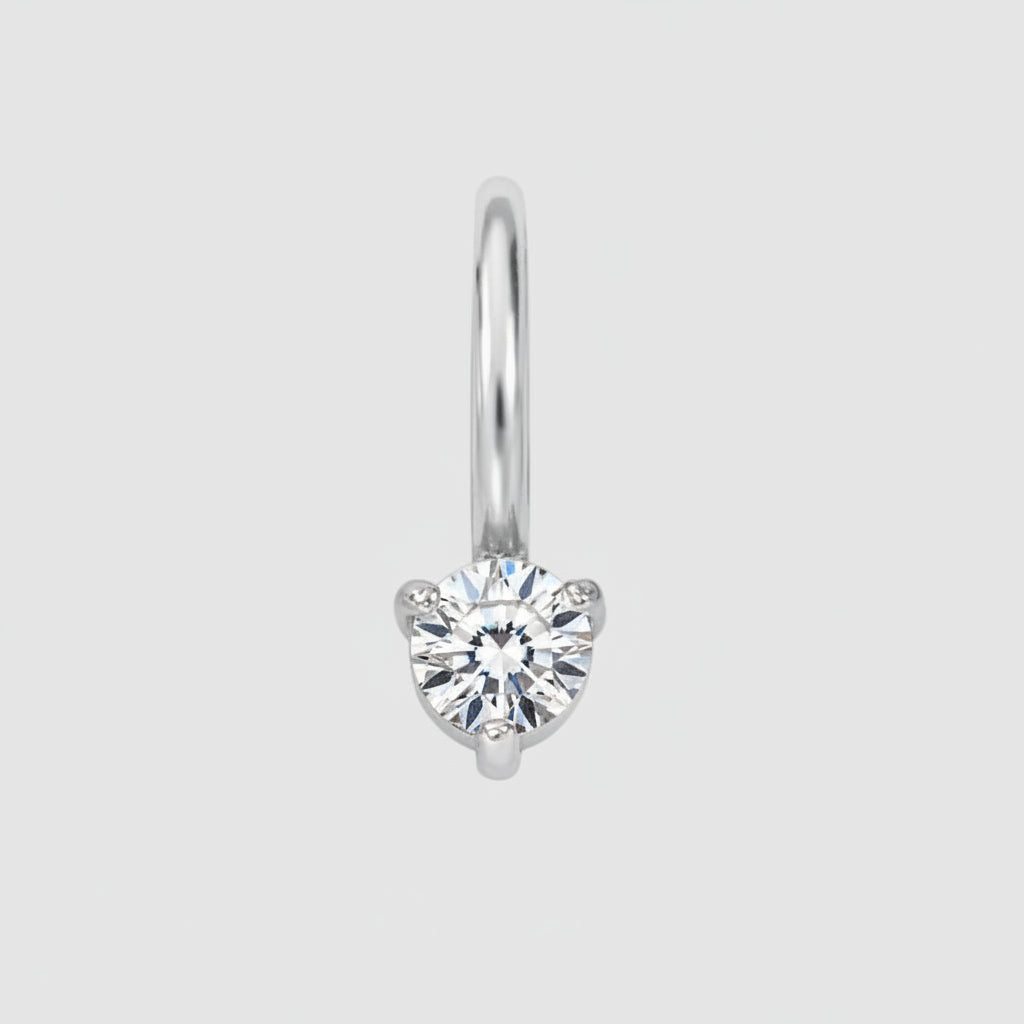 Aureline Birthstone Silver Charm
