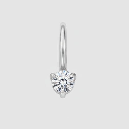Aureline Birthstone Silver Charm