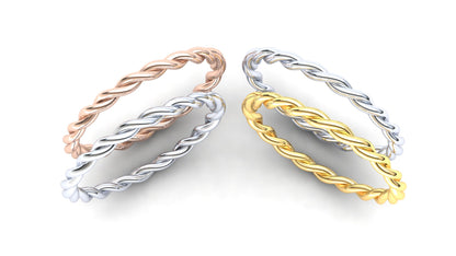 Strelitzia Eternity Ring: 925 Silver