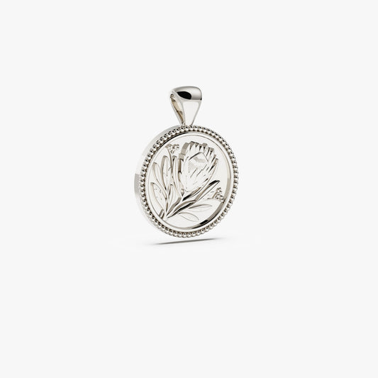 Round Fynbos Protea Pendant