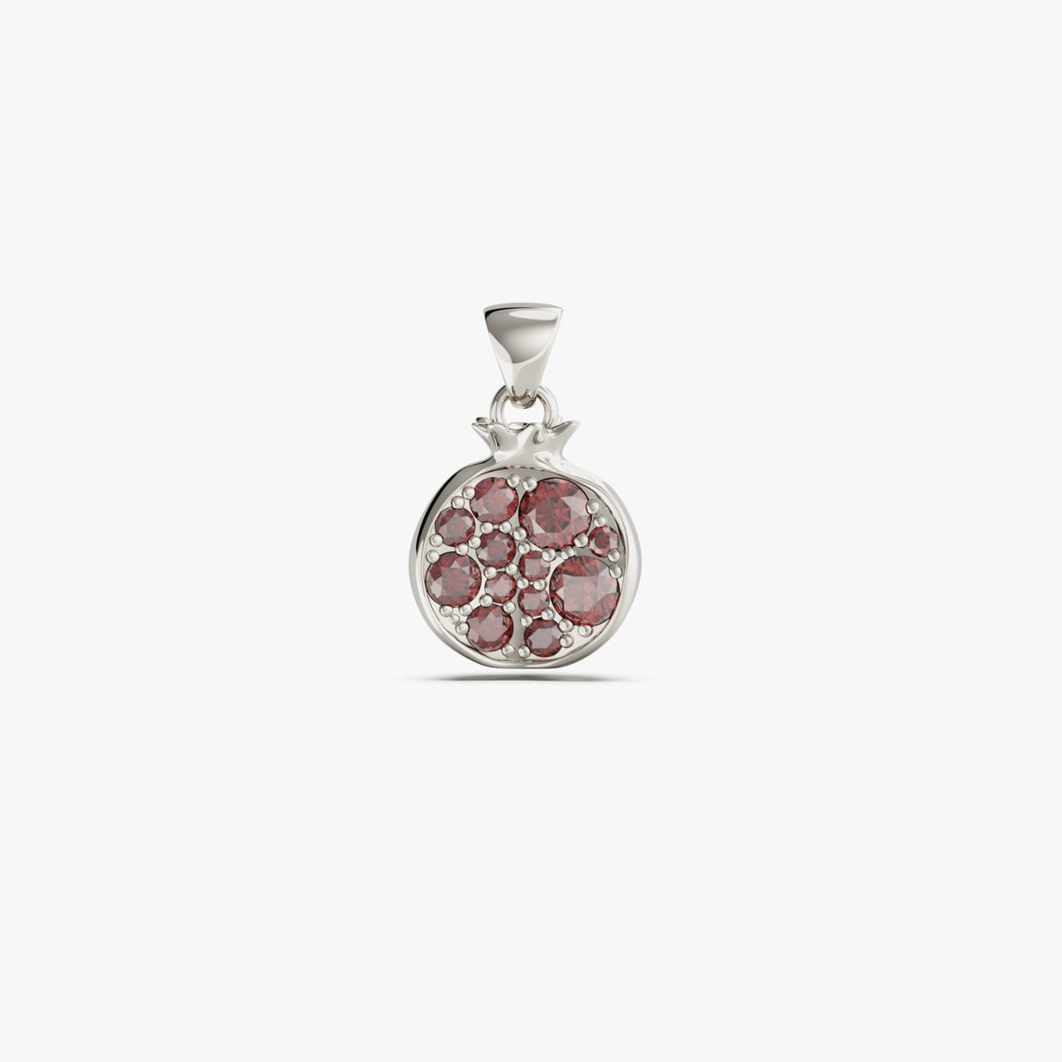 Loved by Him - Pomegranate Pendant Large Stones
